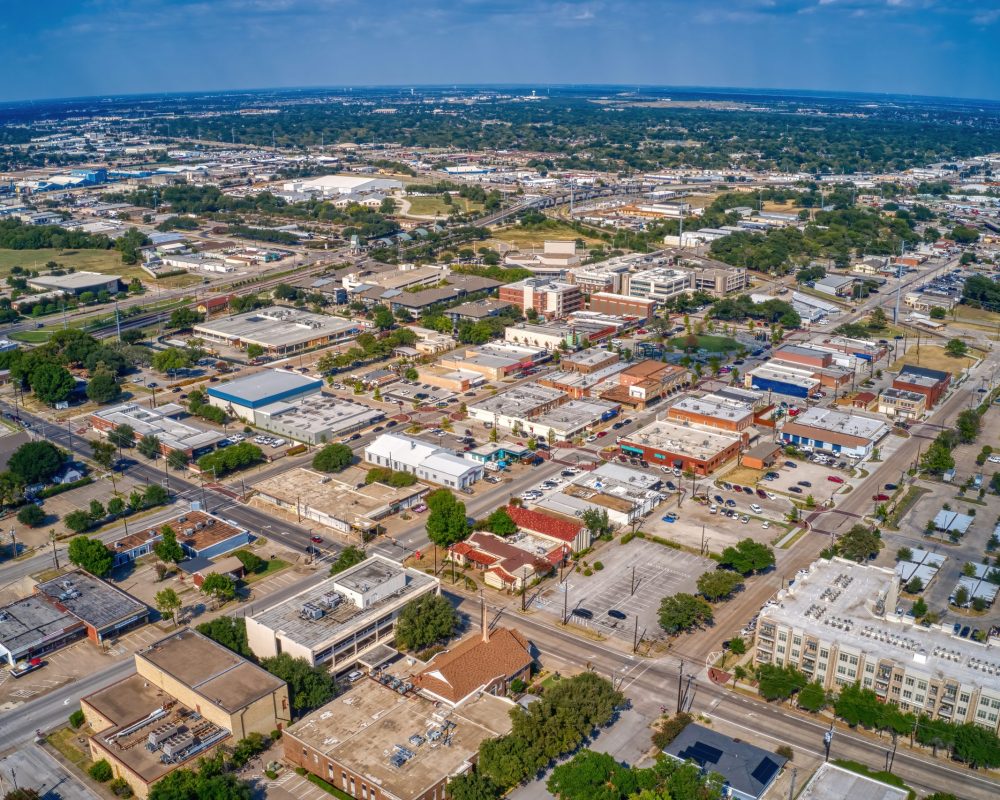 Aerial View of Garland, Texas in the DFW Suburb Aerial View of Garland, Texas in the DFW Suburb